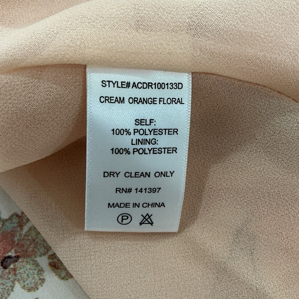 ASTR Label Gaia Slip Dress Floral Satin Midi Strappy M City CBK Wedding Guest - Picture 12 of 15
